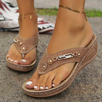 Lenora | Women's Comfort Sandals with Cut-Out Design