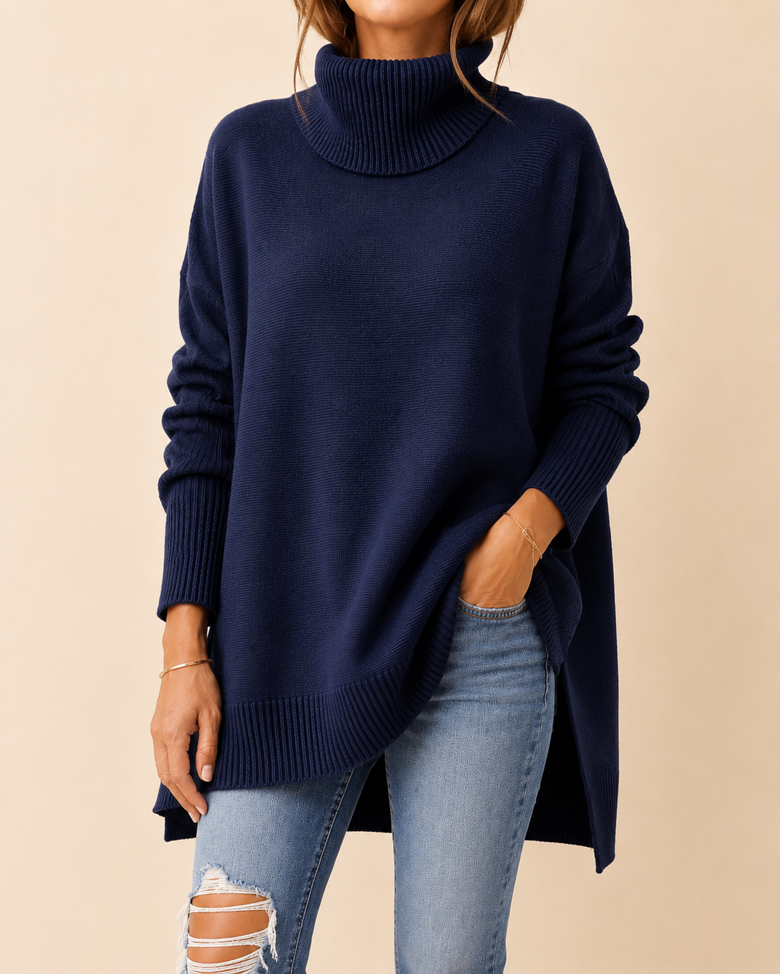 Livia | Women's Cozy Turtleneck Sweater