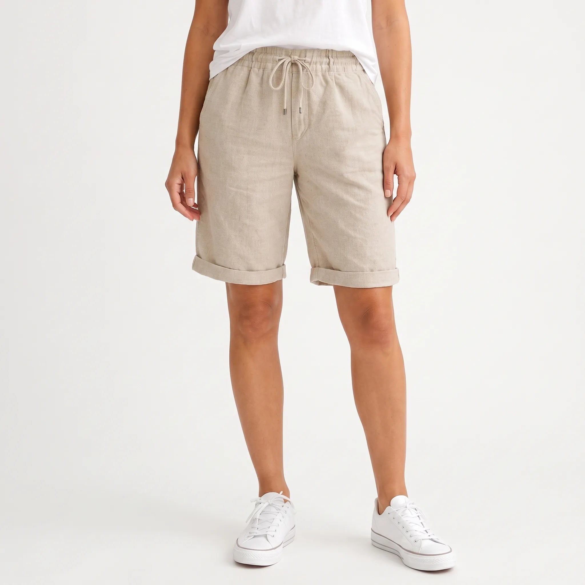 Aerosa - Relaxed Fit Drawstring Summer Shorts