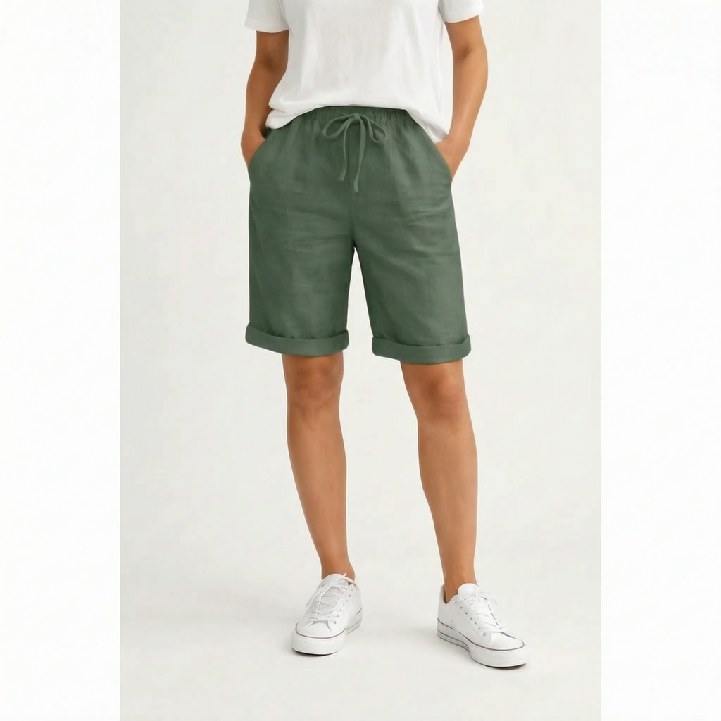 Aerosa - Relaxed Fit Drawstring Summer Shorts
