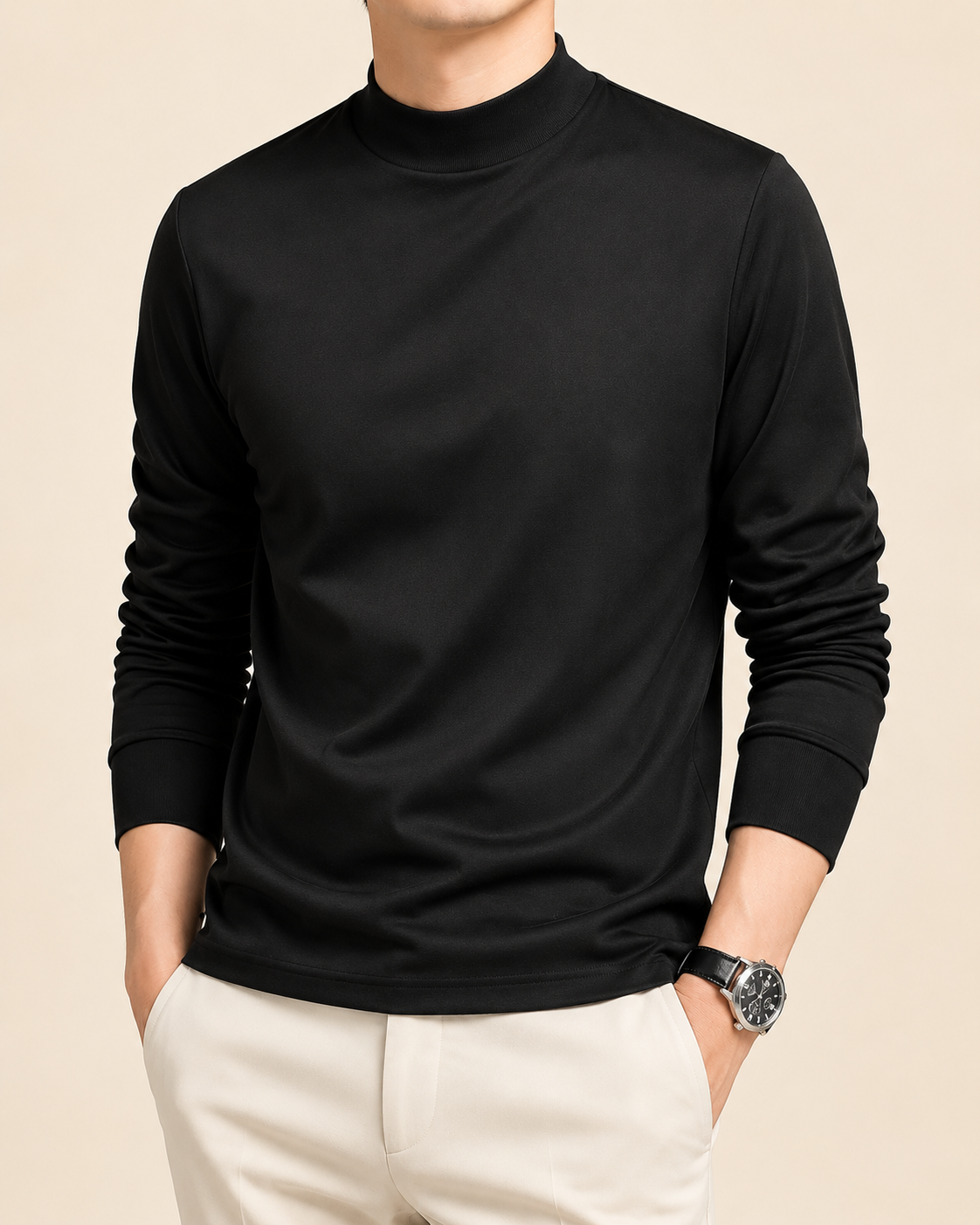 Caden | Men's Sleek Long Sleeve Shirt