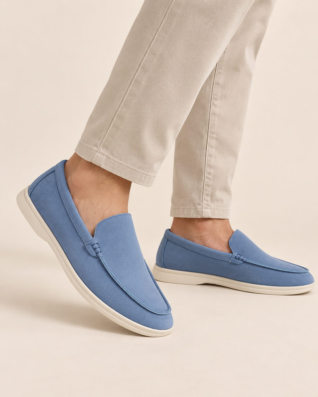 Calvert | Men's Stitched Vamp Slip-On Loafers