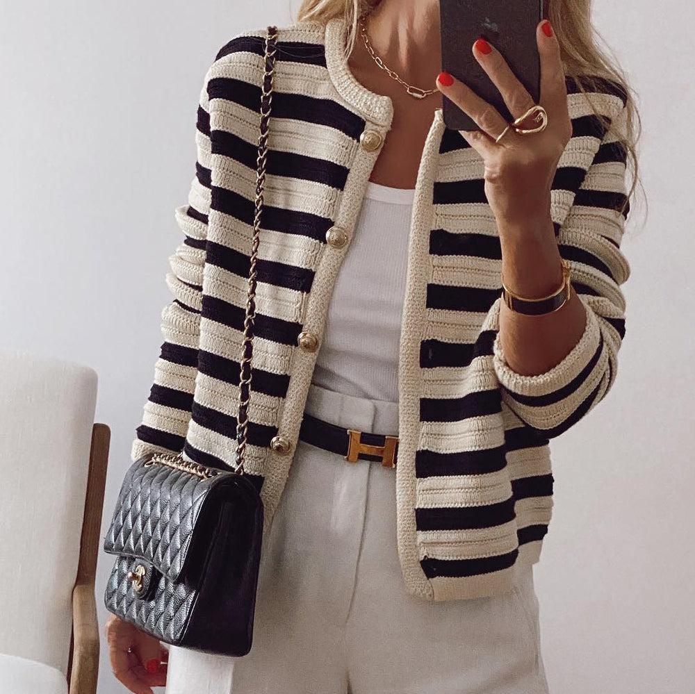 Marlowe | Women's Stylish Striped Cardigan