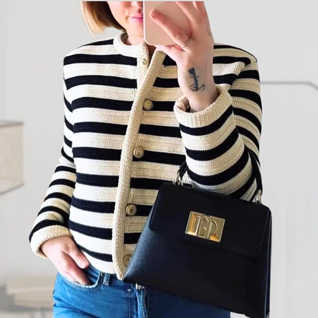 Marlowe | Women's Stylish Striped Cardigan