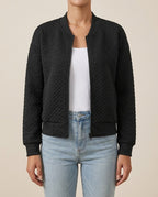 Cleo | Women's Quilted Bomber Jacket