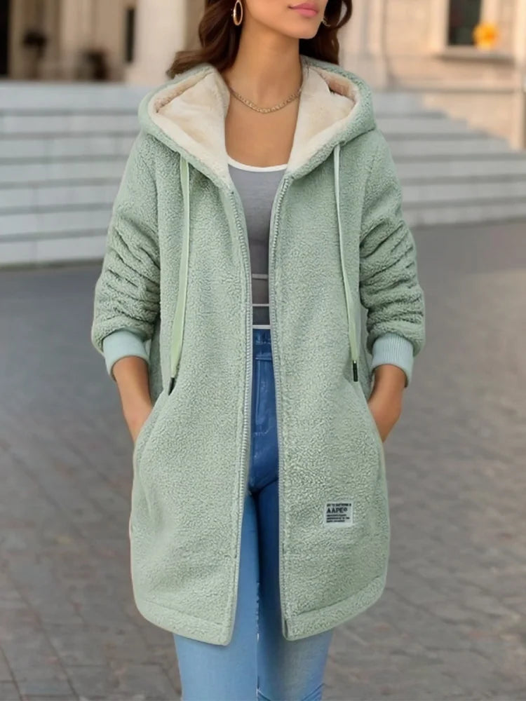 Cambria | Women's Cozy Fleece Hoodie with Pockets