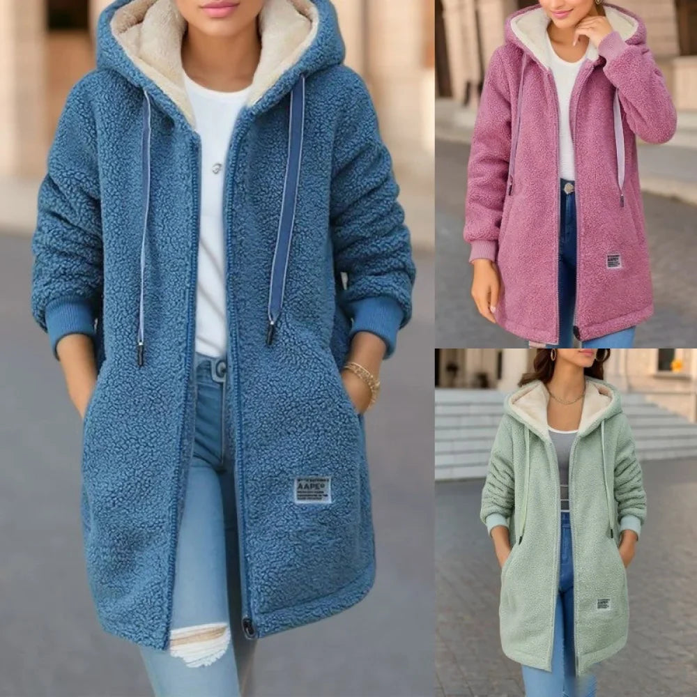 Cambria | Women's Cozy Fleece Hoodie with Pockets