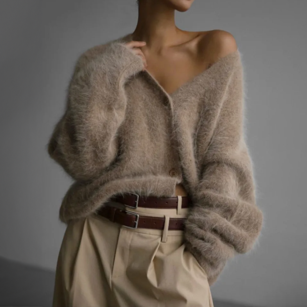 Wren | Women's Cozy Knit Cardigan with Button Detail