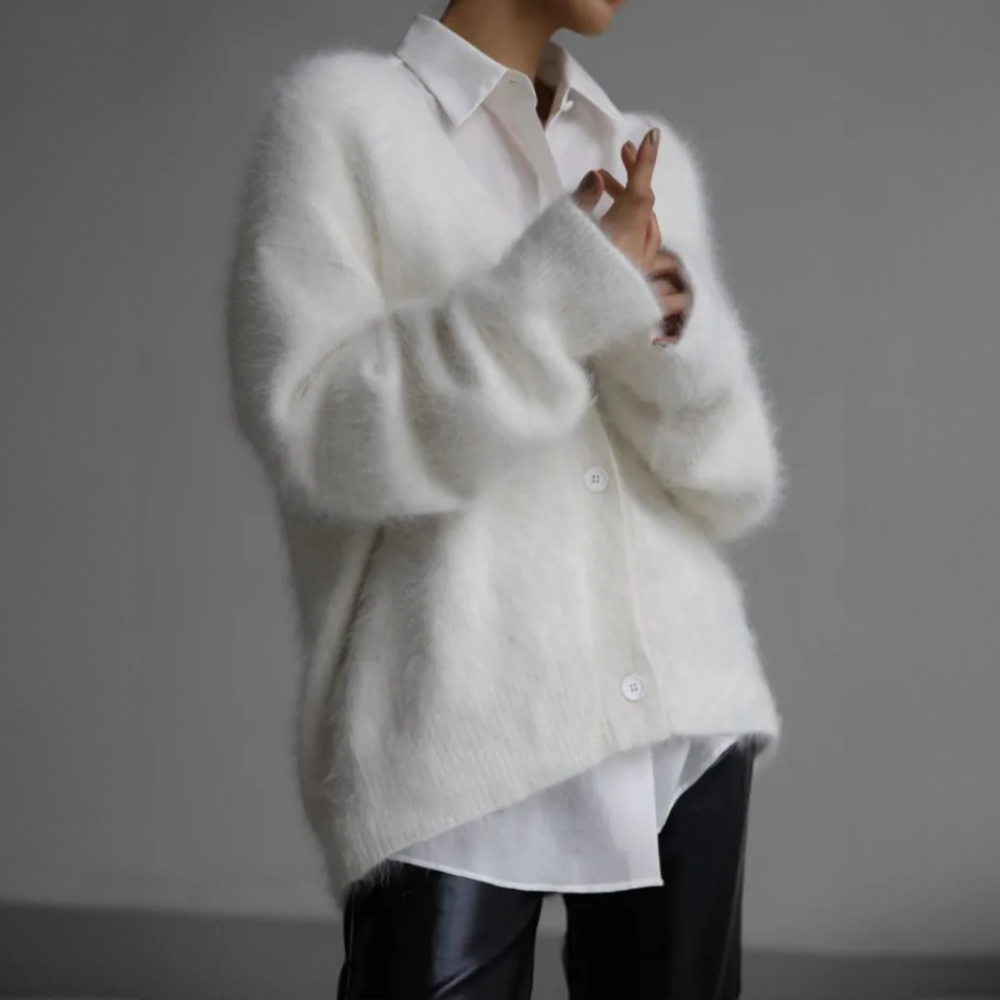 Wren | Women's Cozy Knit Cardigan with Button Detail