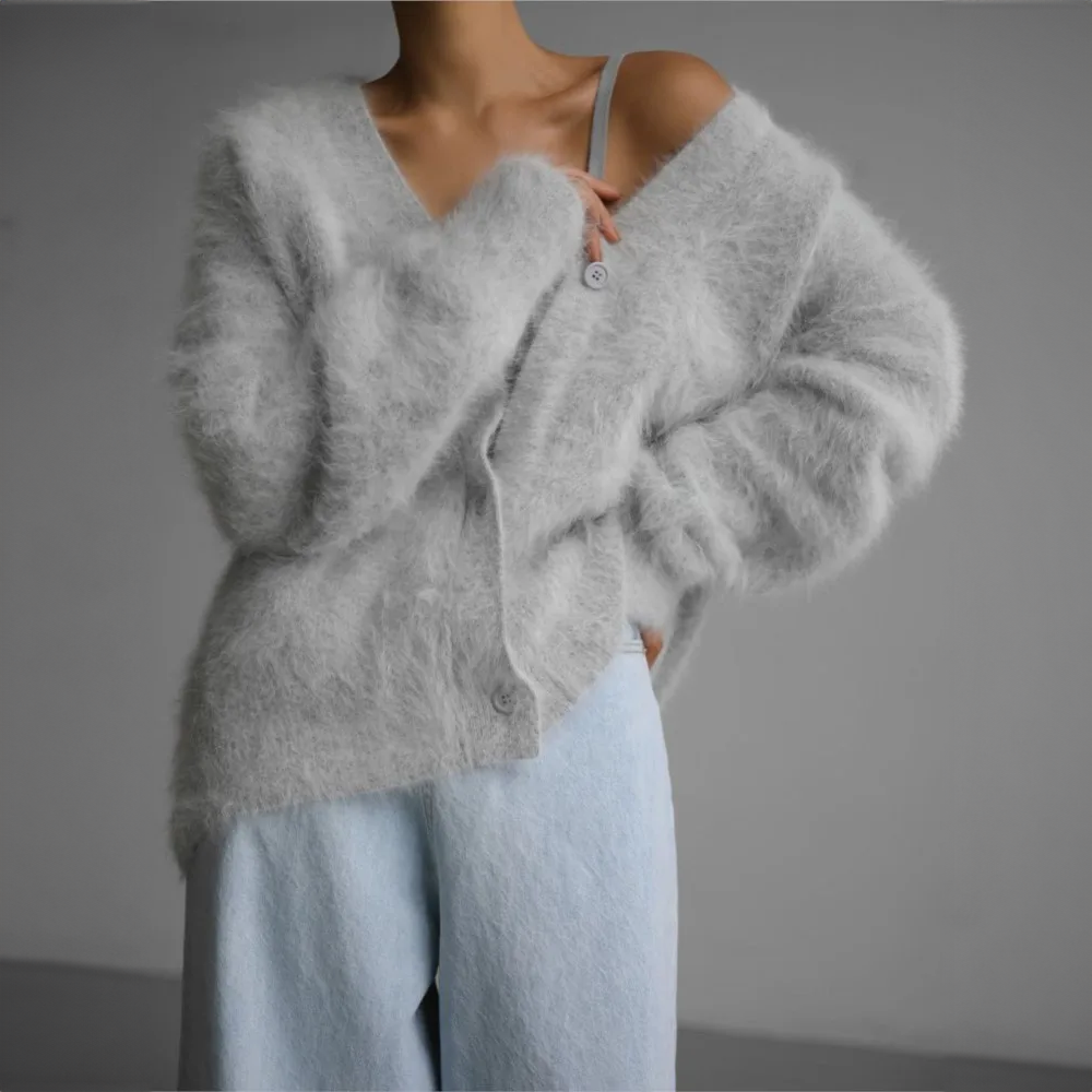 Wren | Women's Cozy Knit Cardigan with Button Detail