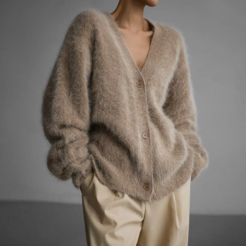 Wren | Women's Cozy Knit Cardigan with Button Detail