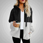 Remi | Women's Cozy Two-Tone Zip-Up Hoodie