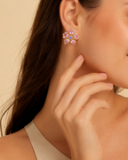 Cressa | Women's Floral Crystal Earrings