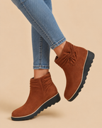 Elodie | Women's Chic Ankle Boots with Bow Detail