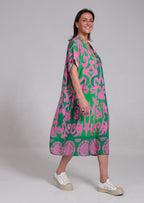Remi | Women's Floral Midi Dress with Relaxed Fit