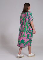 Remi | Women's Floral Midi Dress with Relaxed Fit