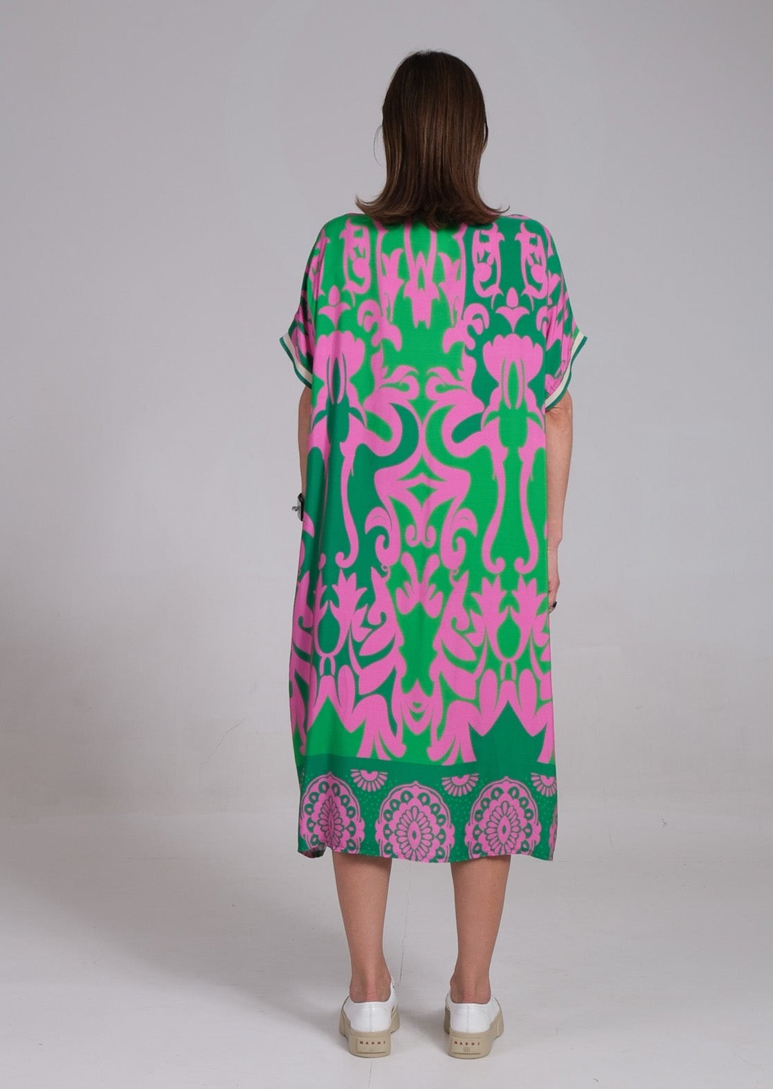 Remi | Women's Floral Midi Dress with Relaxed Fit