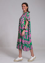 Remi | Women's Floral Midi Dress with Relaxed Fit