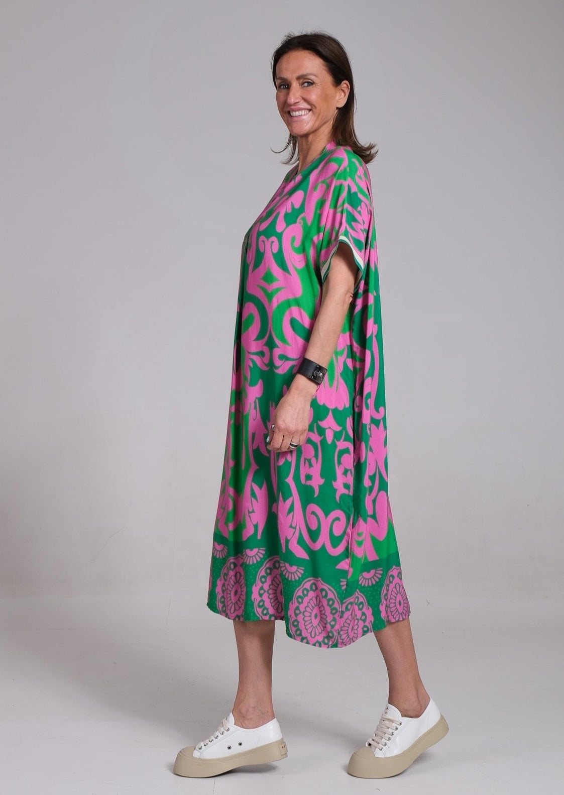 Sienna | Women's Chic Floral Midi Dress