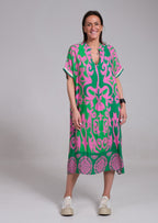 Remi | Women's Floral Midi Dress with Relaxed Fit