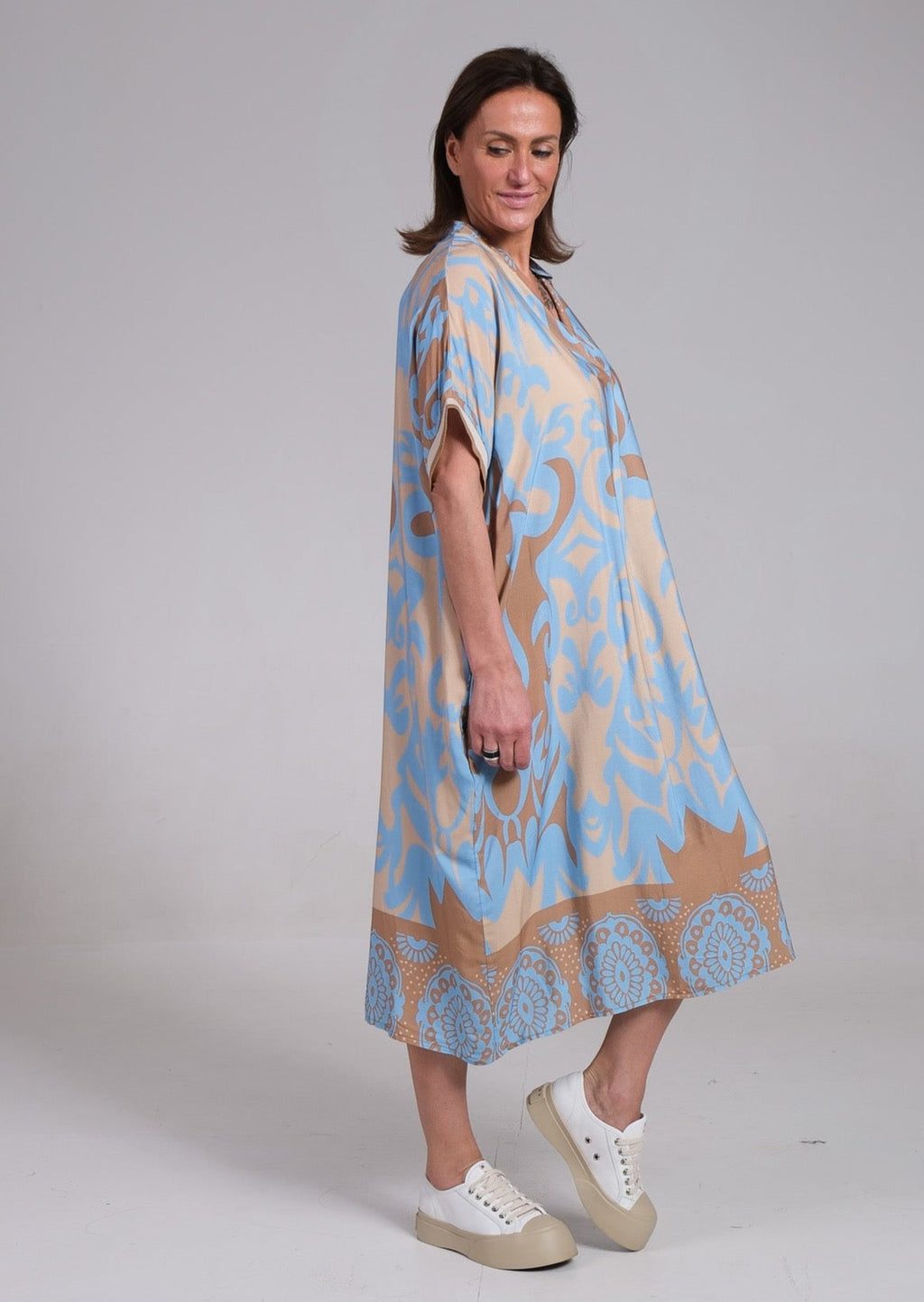 Sienna | Women's Chic Floral Midi Dress