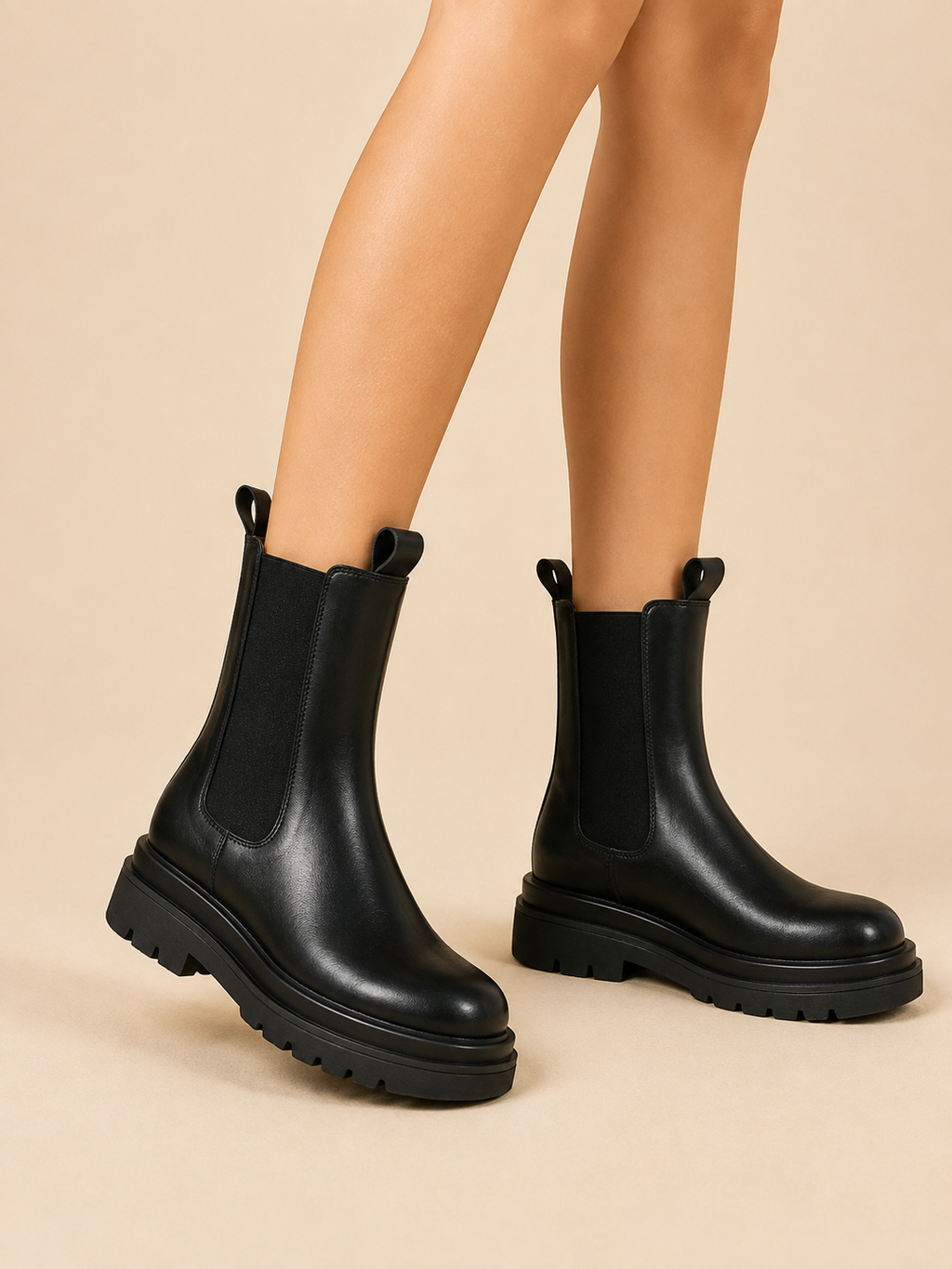 Liora | Women's Chunky Platform Chelsea Boots