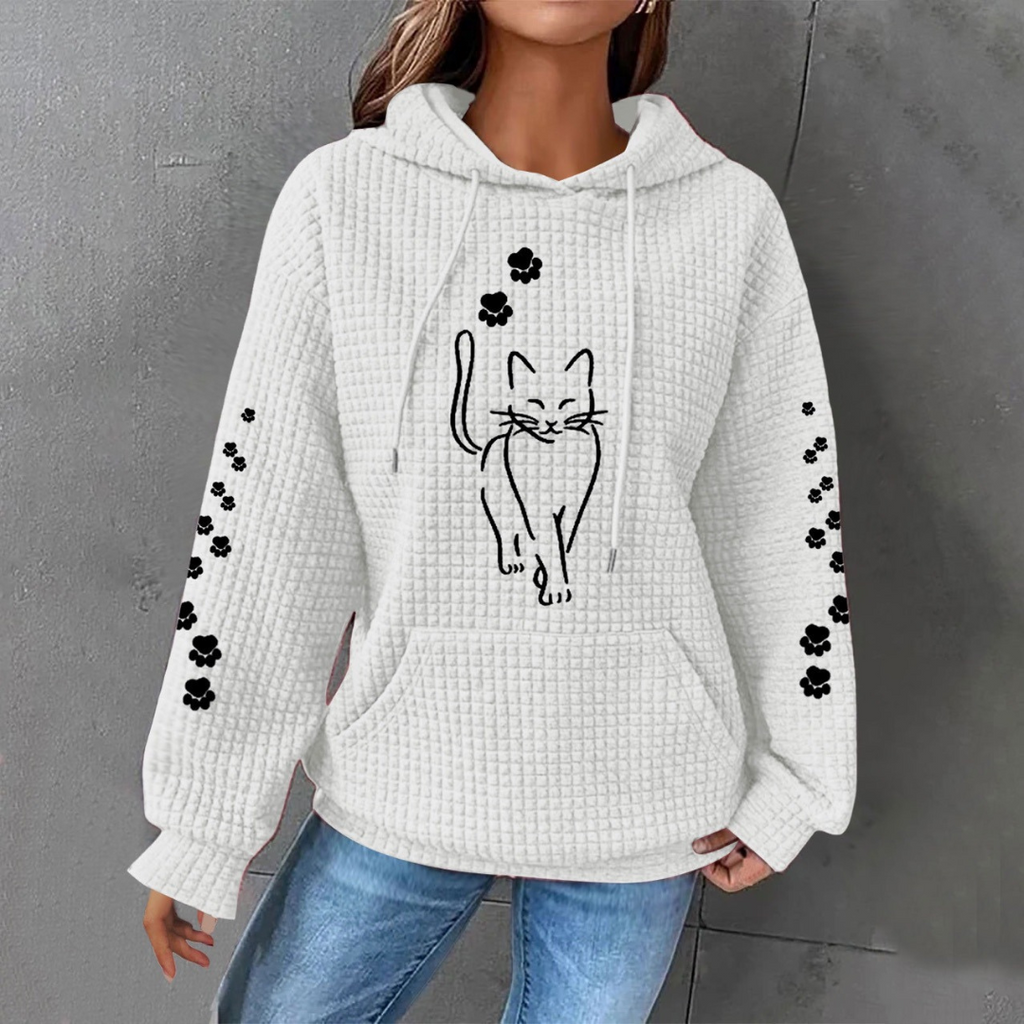 Thea | Women's Comfortable Cat Hoodie