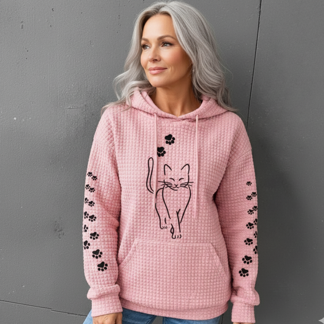 Thea | Women's Comfortable Cat Hoodie