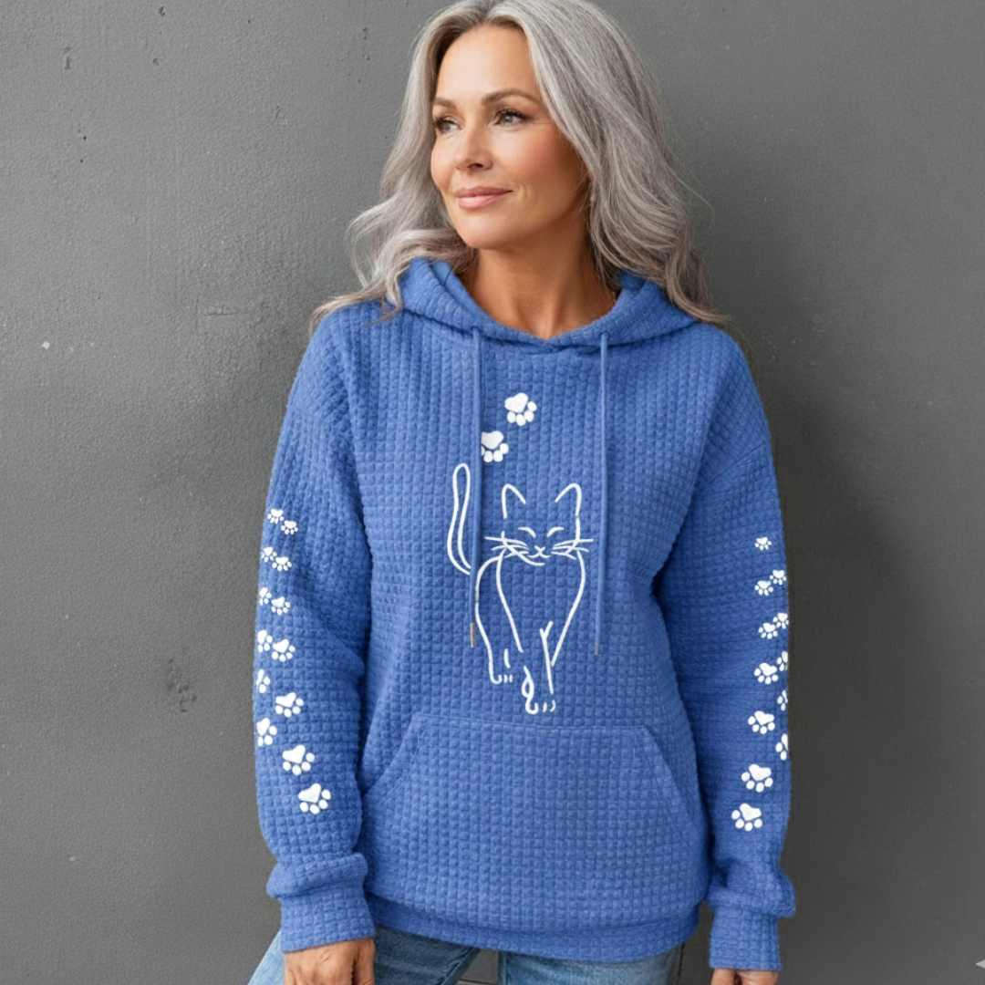 Thea | Women's Comfortable Cat Hoodie