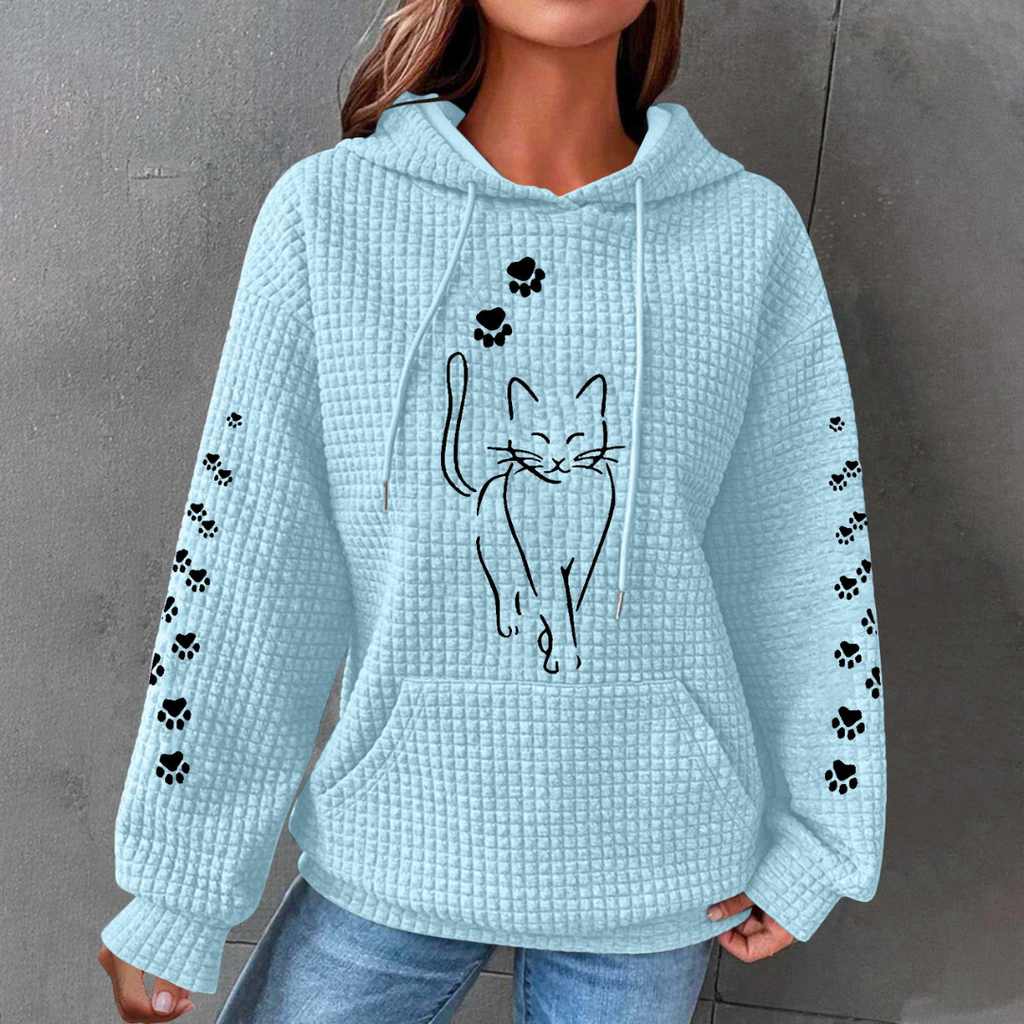 Thea | Women's Comfortable Cat Hoodie