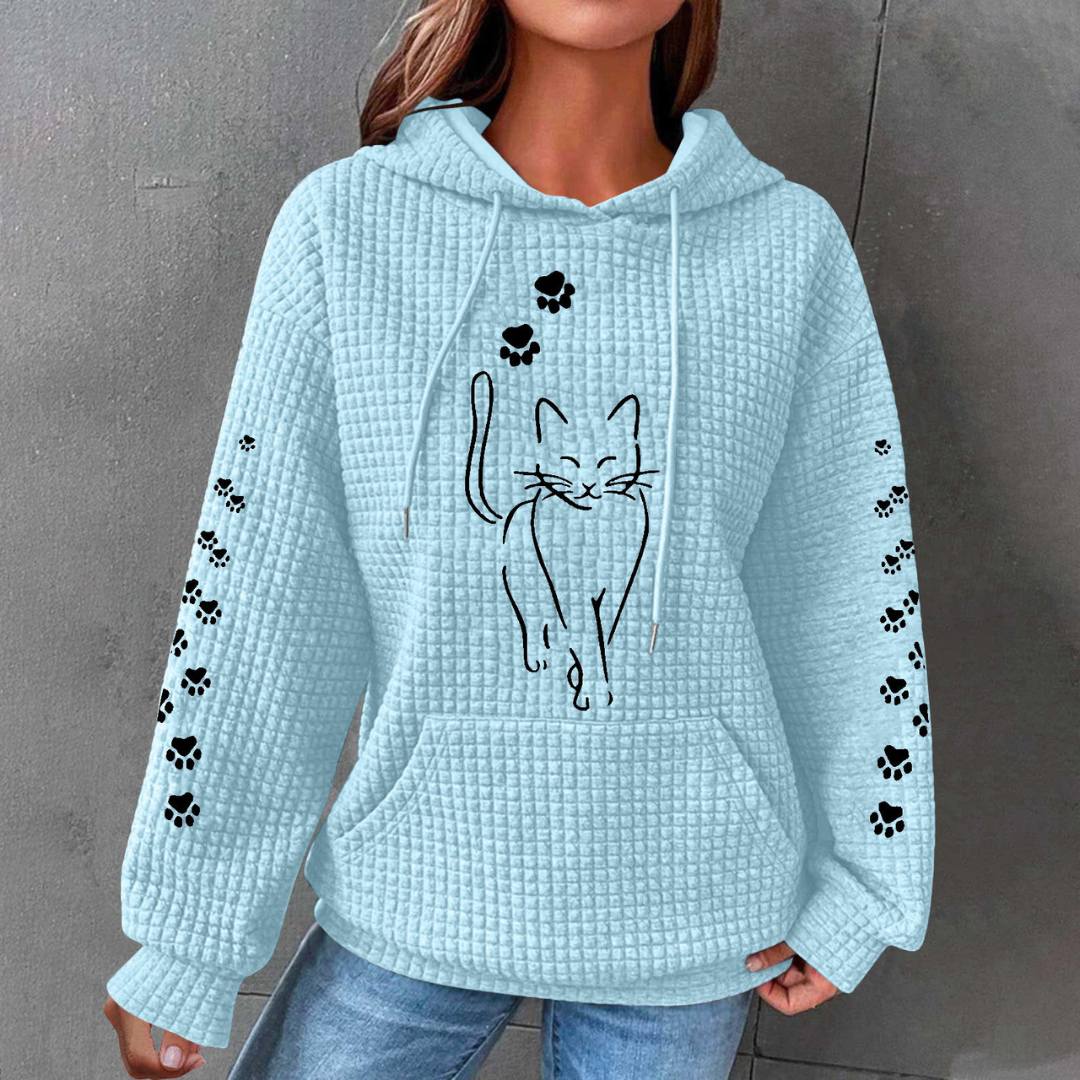 Thea | Women's Comfortable Cat Hoodie