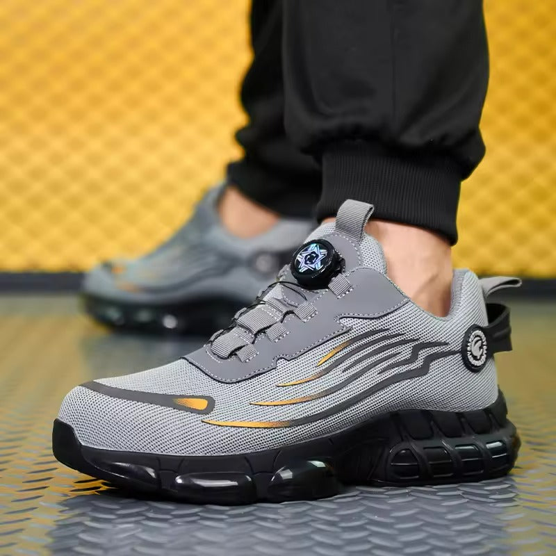 Orion | Men's Steel Toe Work Boots with Cushioned Sole 