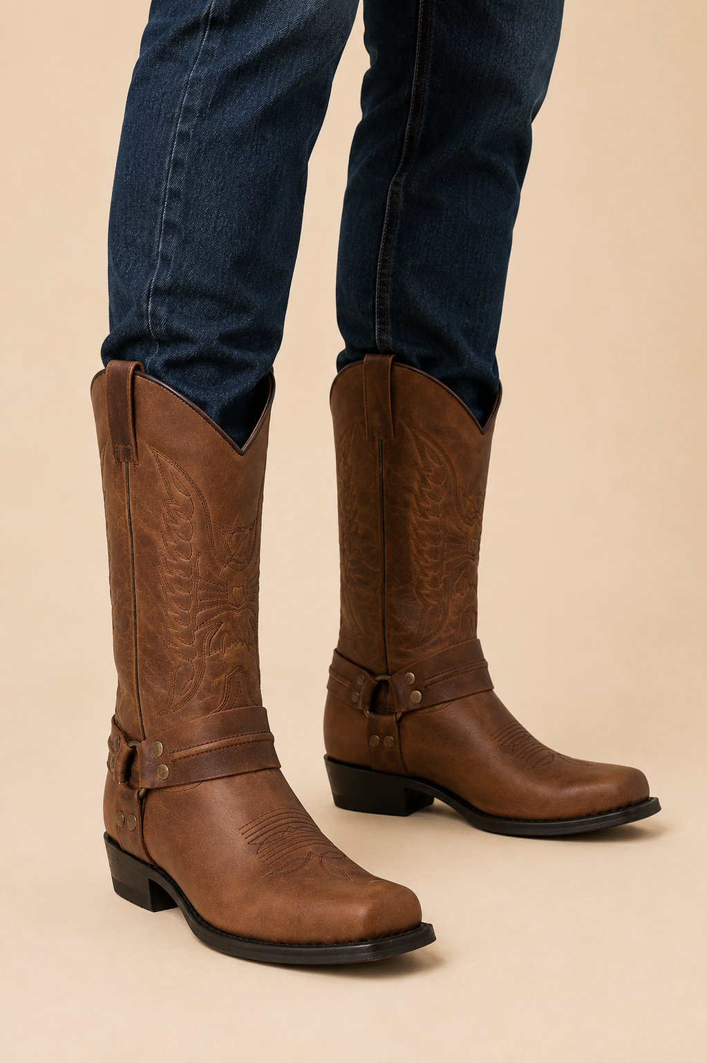 Rhys | Men's Classic Knee High Cowboy Boots