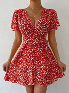 Sienna | Women's Floral Mini Wrap Dress