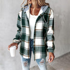 Jolie | Women's Casual Comfort Hoodie Shirt Jacket
