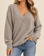Sienna | Women's Cozy V-Neck Sweater