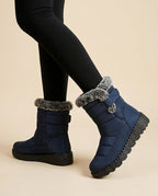 Sylvie | Women's Casual Calf Boots with Faux Fur Lining