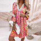 Elara | Women's Vibrant Patterned Mini Dress