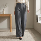 Valoris - High-Waisted Pleated Wide Leg Trousers