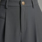 Valoris - High-Waisted Pleated Wide Leg Trousers