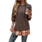 Mette | Women's Oversized Plaid Hoodie