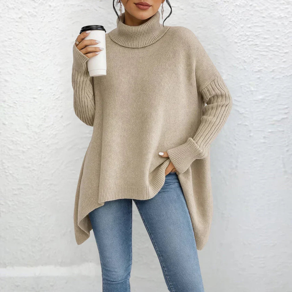 Marlowe | Women's Loose Turtle Neck Sweater