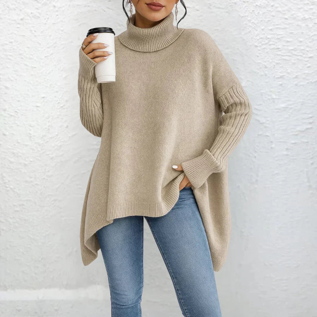 Marlowe | Women's Loose Turtle Neck Sweater