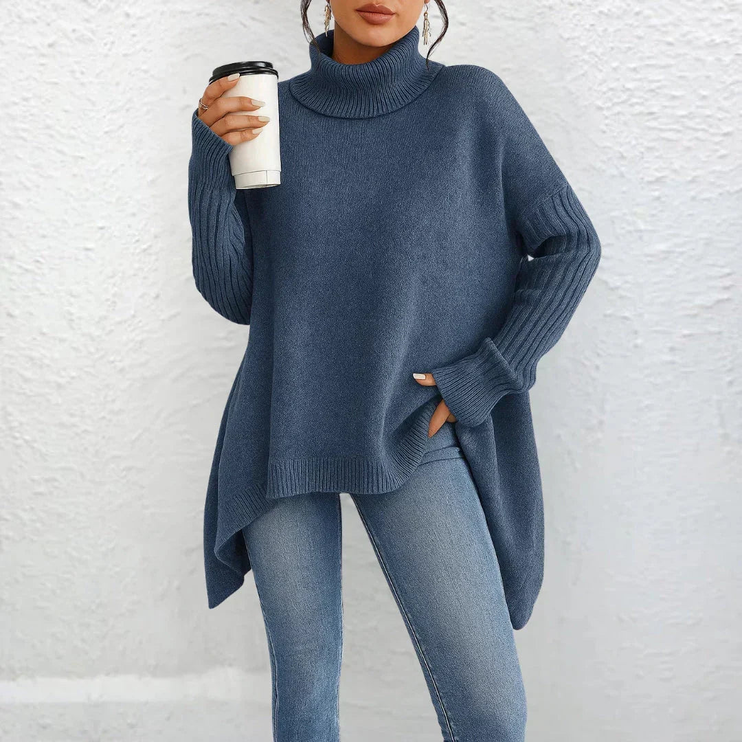 Marlowe | Women's Loose Turtle Neck Sweater