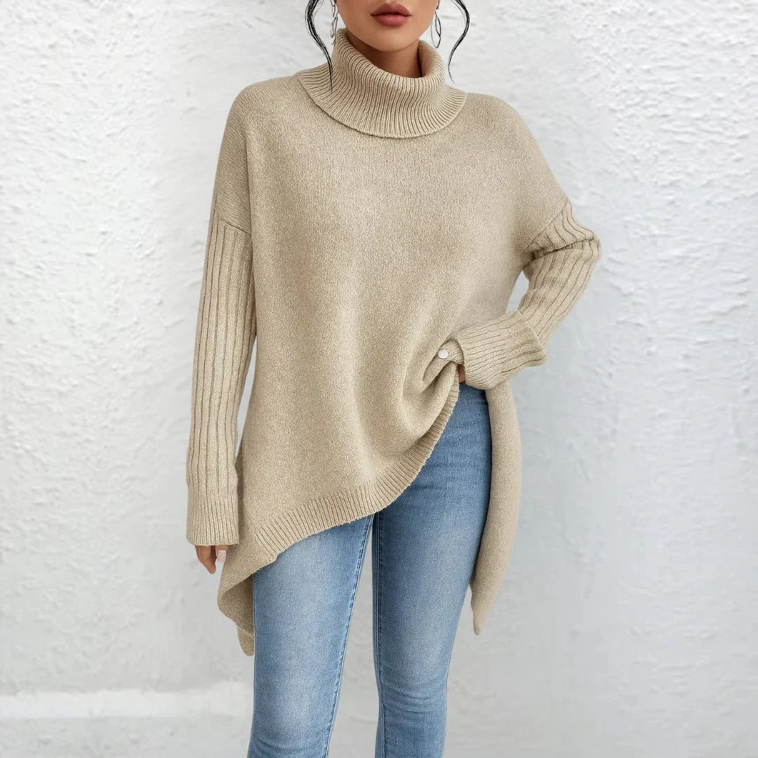 Marlowe | Women's Loose Turtle Neck Sweater