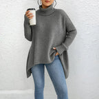 Marlowe | Women's Loose Turtle Neck Sweater
