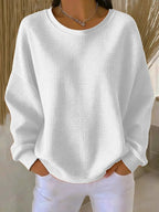 Priya | Women's Relaxed Waffle Knit Sweater