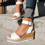 Ada | Women's Comfort Wedge Sandals with Ankle Strap