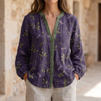 Aeralia - Relaxed Botanical Print Blouse