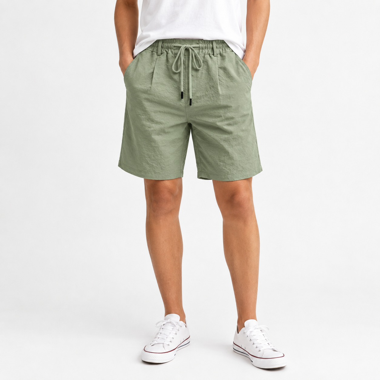 Aerosa | Relaxed Fit Drawstring Summer Shorts